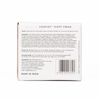 MCaffeine Anti Ageing Night Cream with Black Tea Complex™