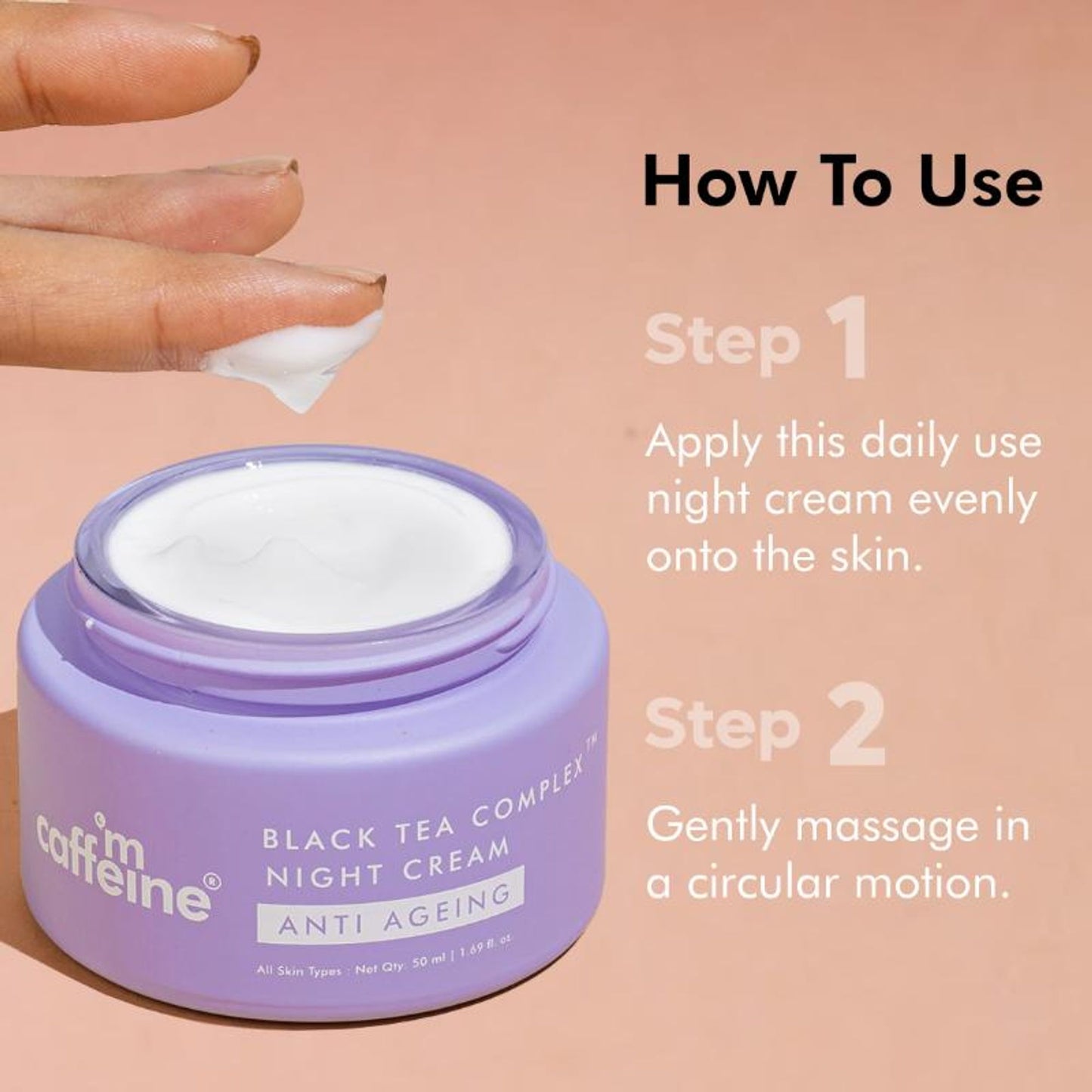MCaffeine Anti Ageing Night Cream with Black Tea Complex™