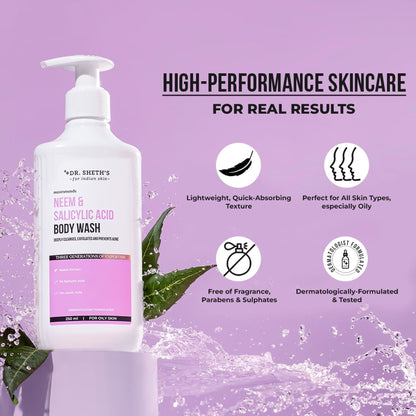 Dr. Sheth's Neem & Salicylic Acid Body Wash