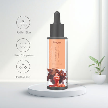 BODYOPS 20% Vitamin C + 5% Glutathione Face Serum
