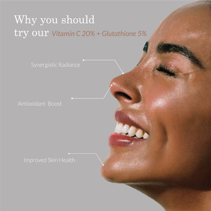 BODYOPS 20% Vitamin C + 5% Glutathione Face Serum