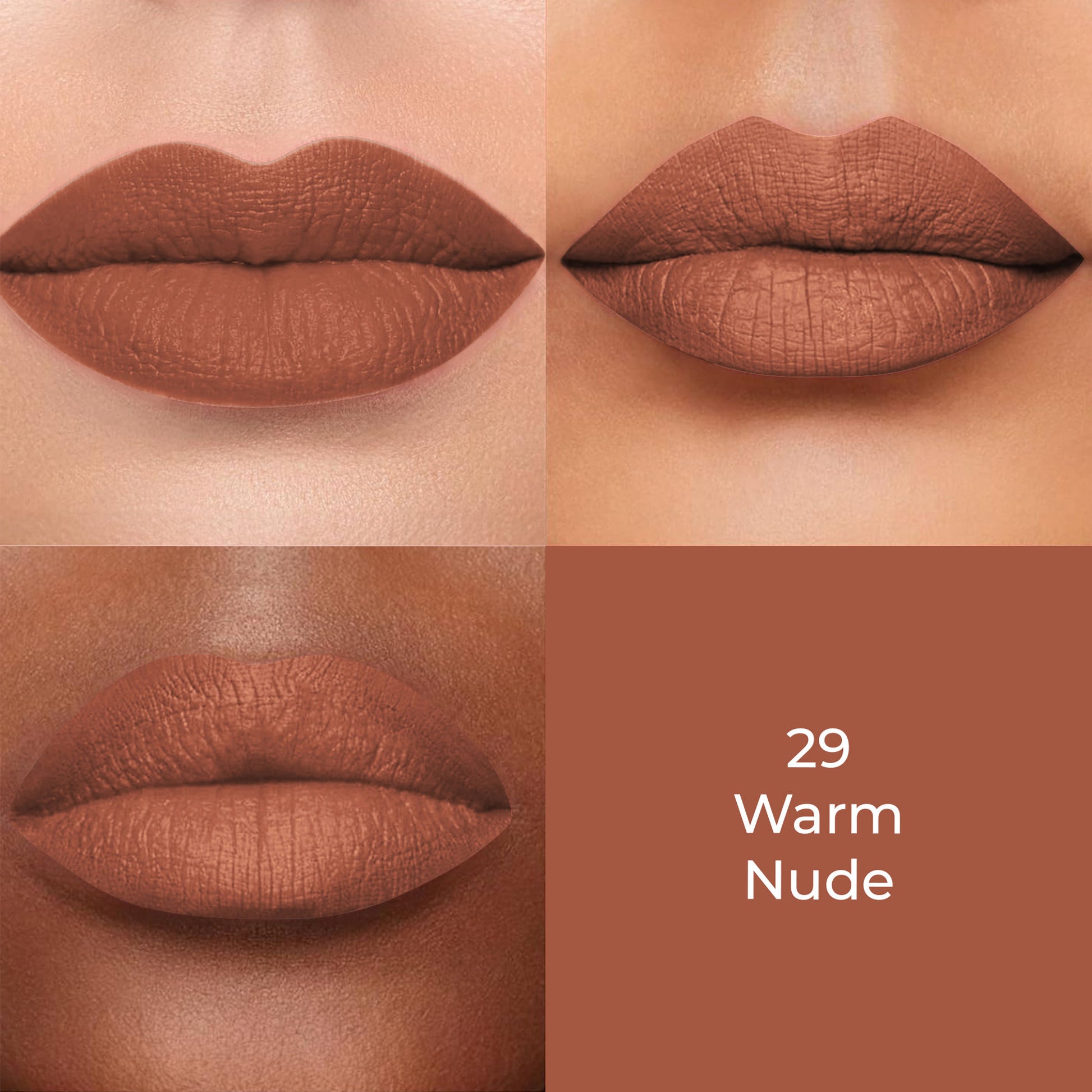 Colors Queen Color Stay Longlasting & Matte Lipstick Waterproof - 29 Warm Nude