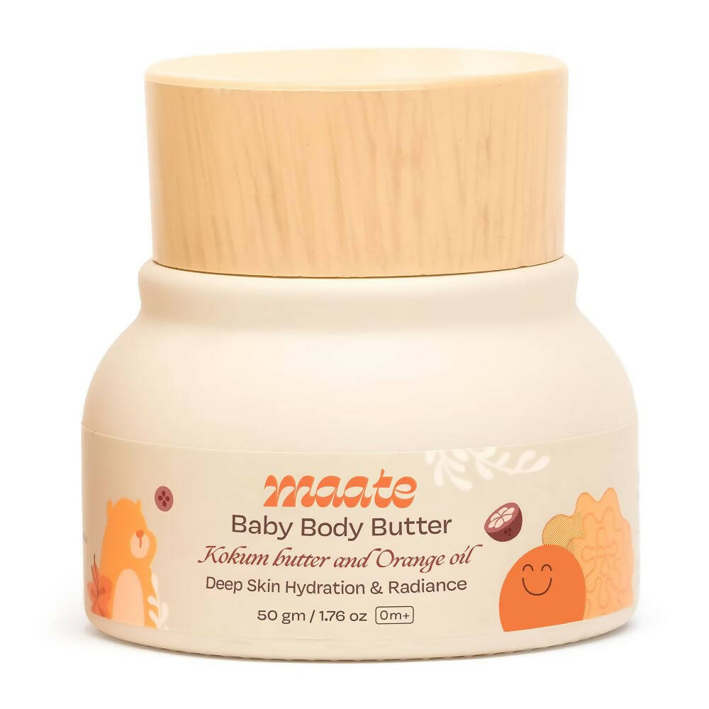 Maate Baby Body Butter Enriched with Pure Kokum Butter and Saffron Oil - Indyancart