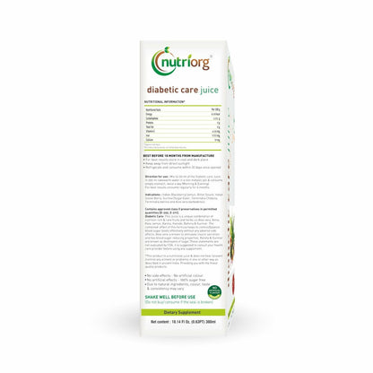 Nutriorg Diabetic Care Juice