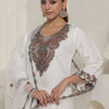 Dhiyona IE Women Ethnic Motifs Embroidered Kurta with Trousers & Dupatta