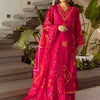 Indyancart IE Women Ethnic Motifs Embroidered Regular Thread Work Kurta with Trousers & Dupatta