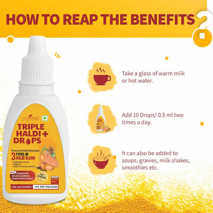 Neuherbs Triple Haldi Plus Drops