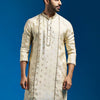 Men's Tissue  Banarasi Tissue Straight Kurta