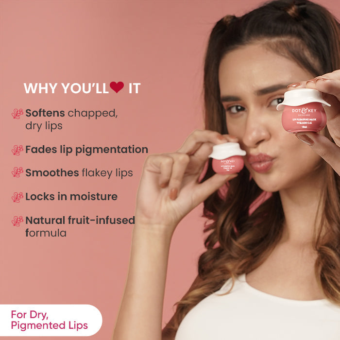 Dot & Key Lip Plumping Mask with Vitamin C + E