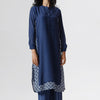 Women's Vintage Indigo Bemberg Silk Co-ord Set