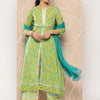 Dhiyona VA Women'sFloral Printed Mirror Work Pure Cotton Kurta With Palazzos & Dupatta