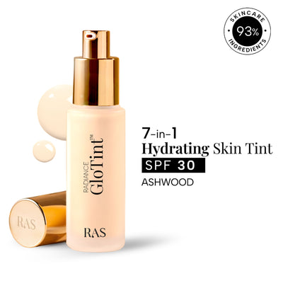 RAS Luxury Oils Radiance Glo Tint 7-In-1 Serum Skin Perfector SPF 30 PA ++++ - Ashwood