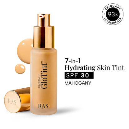 RAS Luxury Oils Radiance Glo Tint 7-In-1 Serum Skin Perfector SPF 30 PA ++++ - Mahogany
