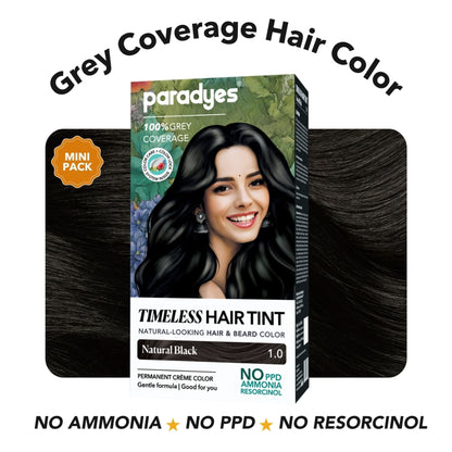 Paradyes Mini Root Touch Up Timeless Permanent Creme Hair Colour - 1.0 Natural Black