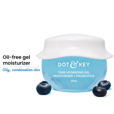 Dot & Key 72Hr Hydrating Lightweight Gel Face Moisturizer With Hyaluronic Acid & Probiotics