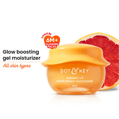 Dot & Key Vitamin C + E Super Bright Face Moisturizer For Glowing Skin, Fades Dark Spots