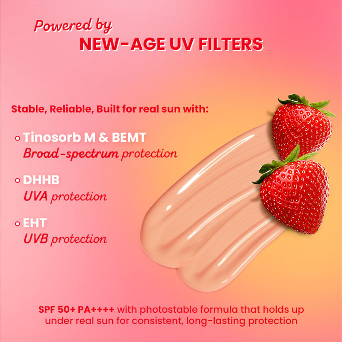 Dot & Key Strawberry Dew Tinted Sunscreen SPF 50+ PA++++ - 01A Rose