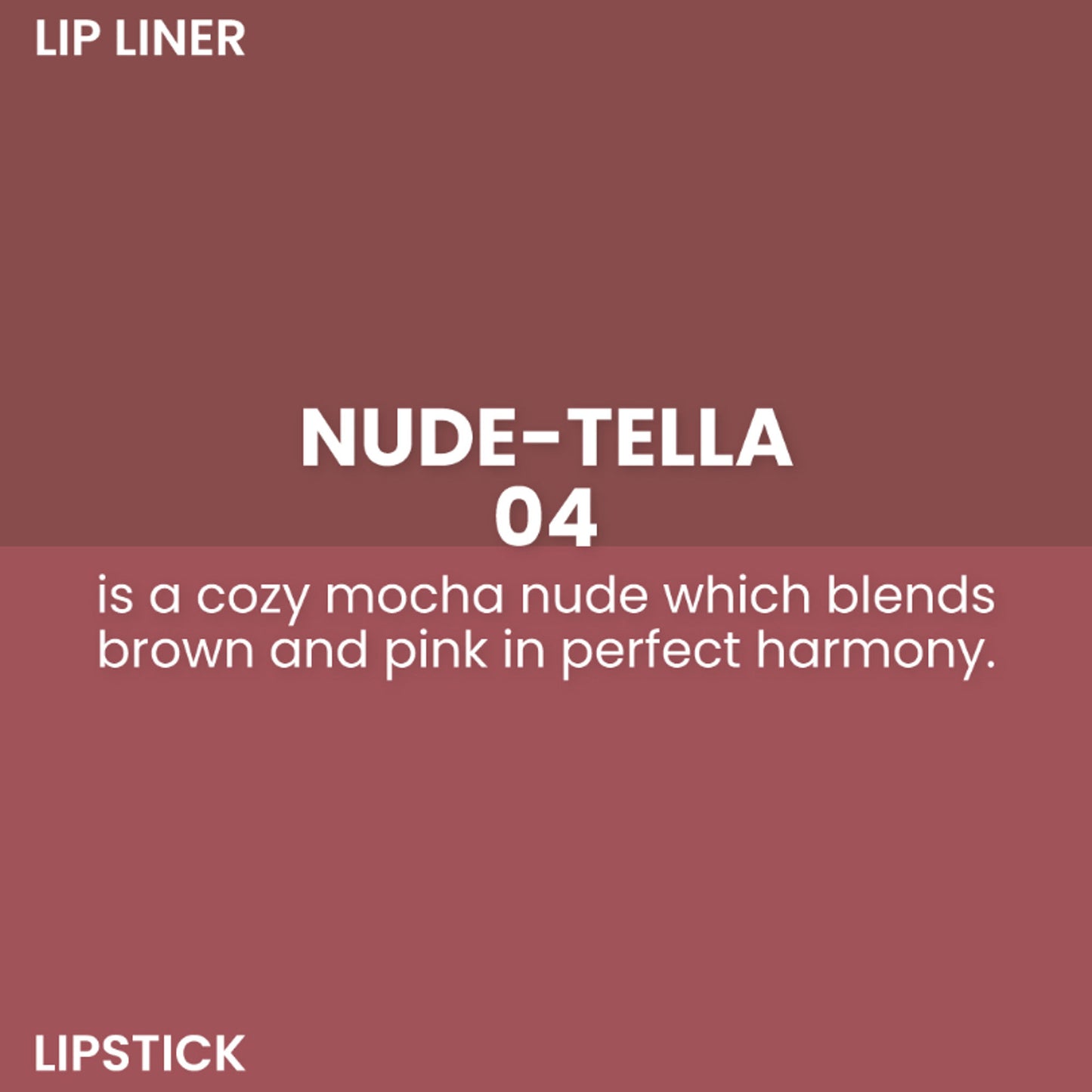 Typsy Beauty Twist & Pout Lipstick And Lip Liner - Nude Tella