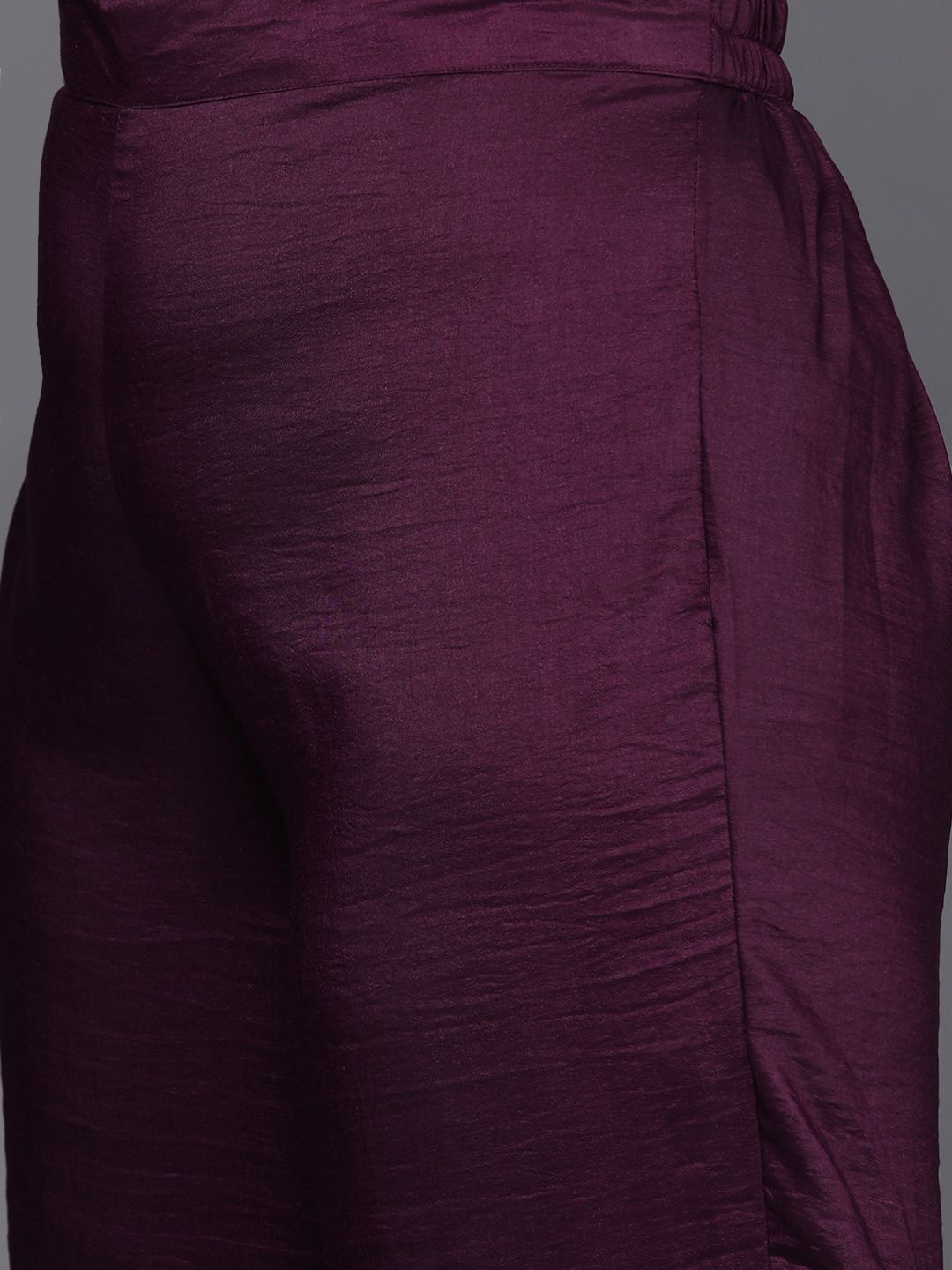 Indyancart IE Plus Size Ethnic Motifs Embroidered Sequinned Kurta with Trousers & Dupatta
