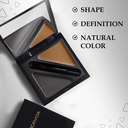 Faces Canada Hd Shape Up Brow Kit - Grey 01