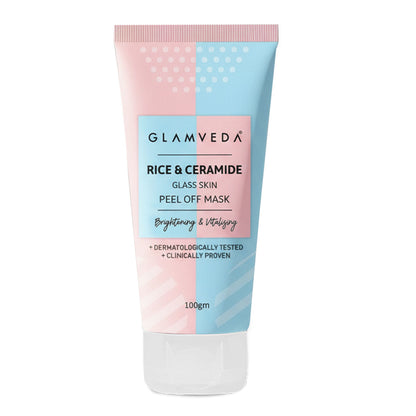 Glamveda Korean Rice & Ceramide Glass Skin Peel Off Mask