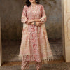Dhiyona SN Women's Floral Printed Mandarin Collar Pure Cotton Kurta With Trousers & Dupatta