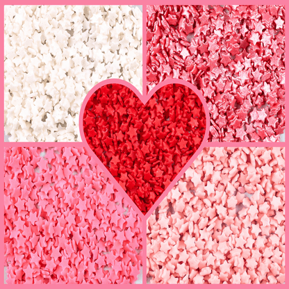 Confect Valentine Sprinkles | 20 Edible Decoration for Baking & Dessert