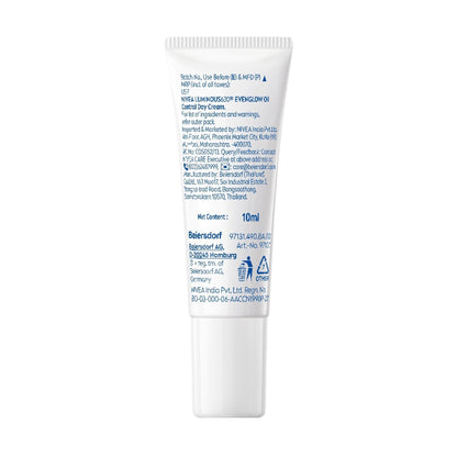 Nivea Luminous Even Glow Oil Control Day Cream Spf 50,Thiamidol Uv Protection & Reduces Dark Spots