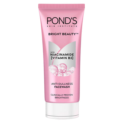 Ponds Bright Beauty Facewash with Niacinamide, For Glass Skin-like Shine