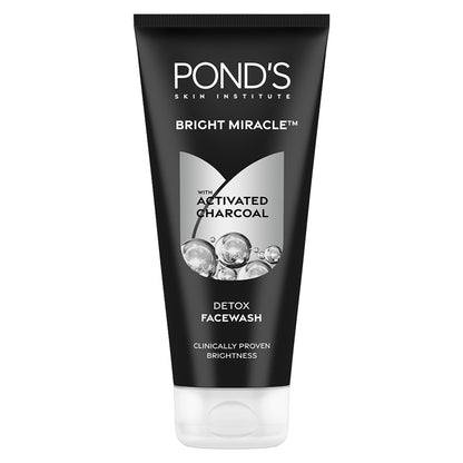 Ponds Pure Detox Anti-Pollution Purity Face Wash With Activated Charcoal