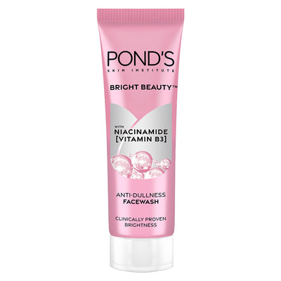 Ponds Bright Beauty Facewash with Niacinamide, For Glass Skin-like Shine