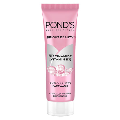 Ponds Bright Beauty Facewash with Niacinamide, For Glass Skin-like Shine