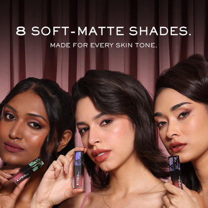 KIRO Velvet Souffle Soft Matte Liquid Lipstick - Rich Nutmeg