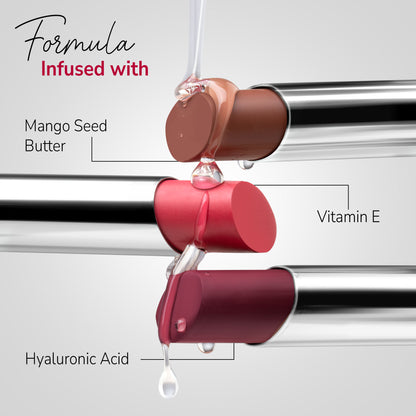 Mila Beauté 24 Hr Non-Transfer Matte Locked-In Lipstick - 17 Wine Hour