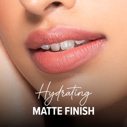 Mila Beauté Comfort Matt Lipstick - Coral Nude