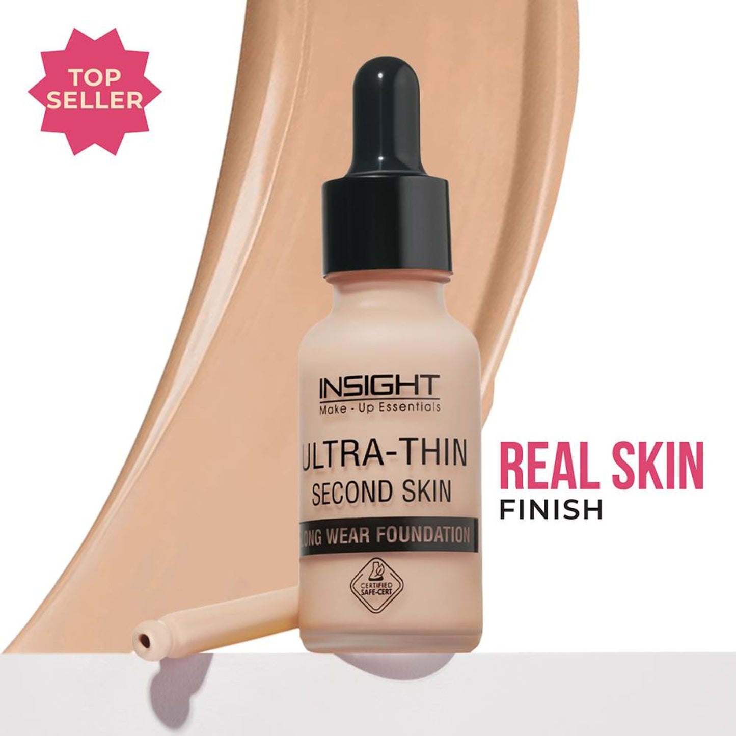 Insight Cosmetics Ultra-Thin Second Skin Long Wear Foundation - Golden Honey