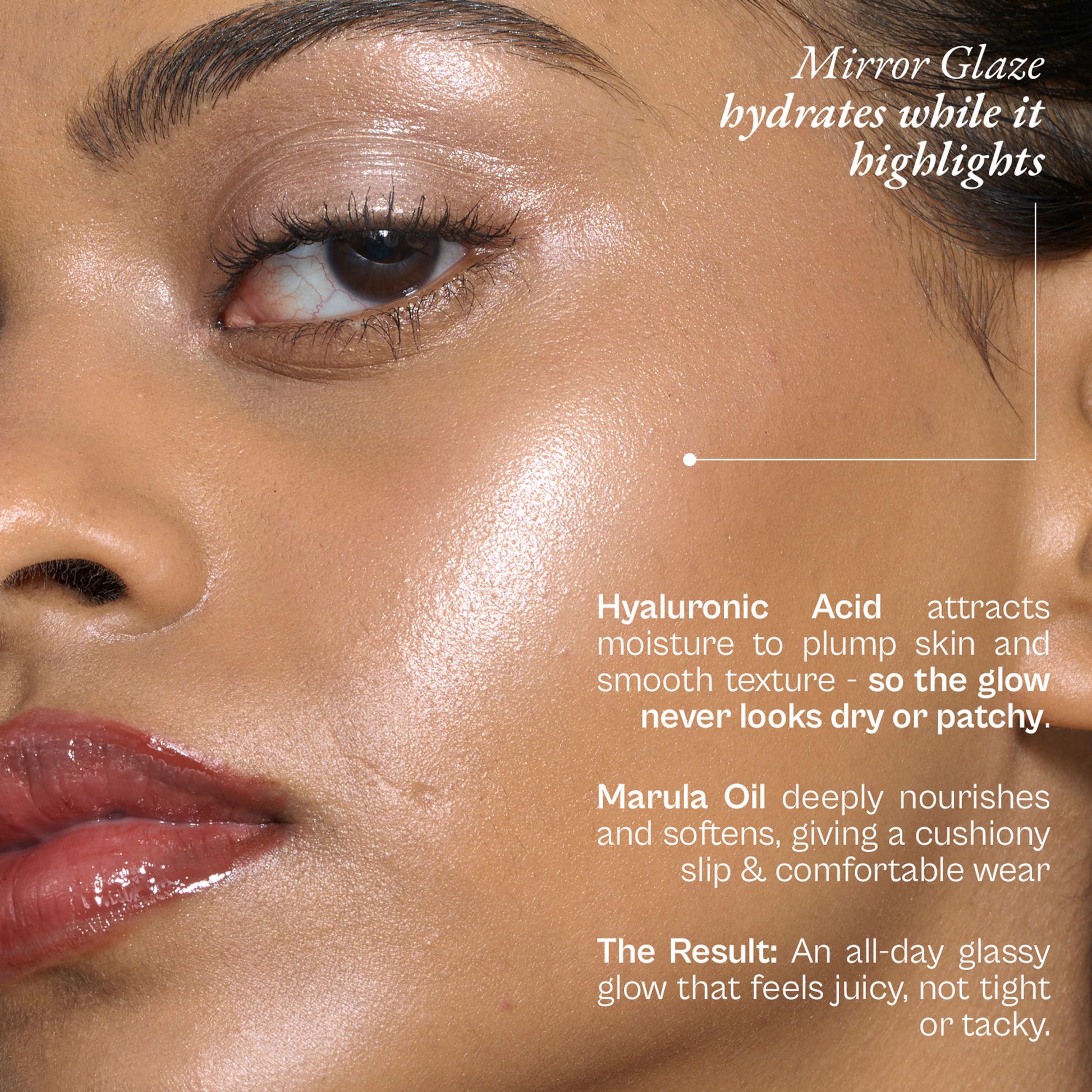 FAE Beauty Mirror Glaze Glass Balm Illuminator - Lunar