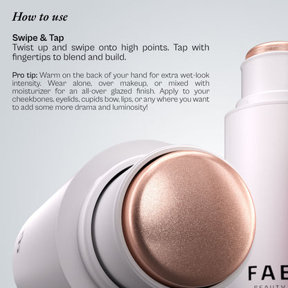 FAE Beauty Mirror Glaze Glass Balm Illuminator - Lunar