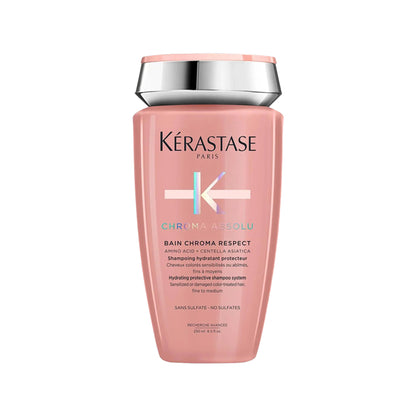 Kerastase Chroma Absolu Bain Respect Shampoo For Colour Treated Fine Hair, Sulphate-Free