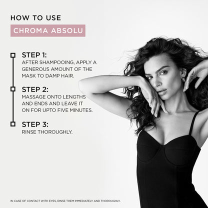 Kerastase Chroma Absolu Masque Chroma Filler Hair Mask For Color Protection & Nourishment, With Amino Acid