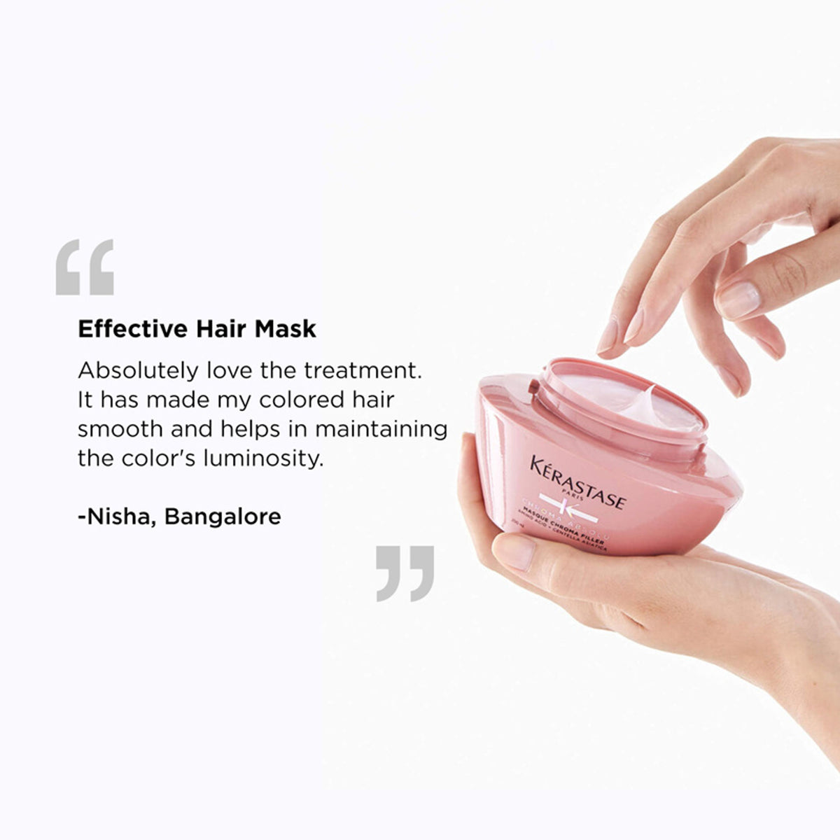 Kerastase Chroma Absolu Masque Chroma Filler Hair Mask For Color Protection & Nourishment, With Amino Acid