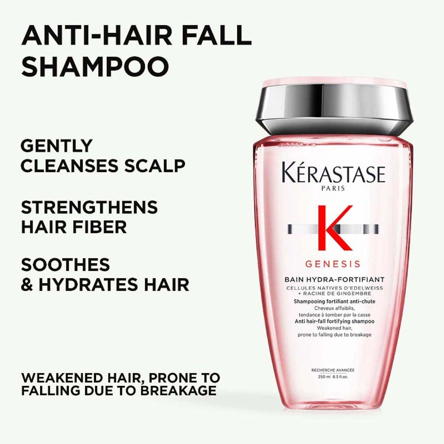 Kerastase Genesis Hydra-Fortifiant Anti-Hair Fall Shampoo For Normal To Oily Hair