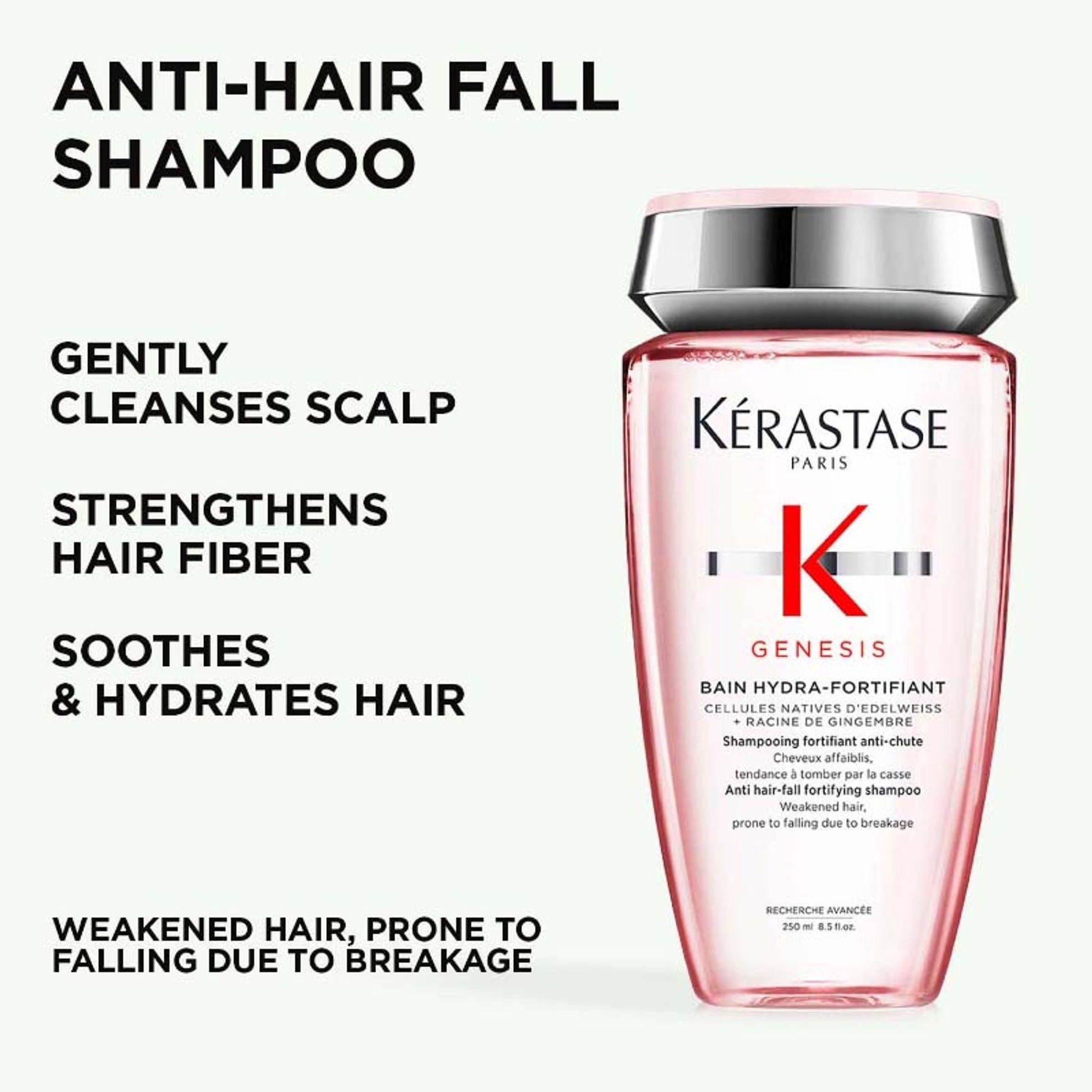 Kerastase Genesis Hydra-Fortifiant Anti-Hair Fall Shampoo For Normal To Oily Hair