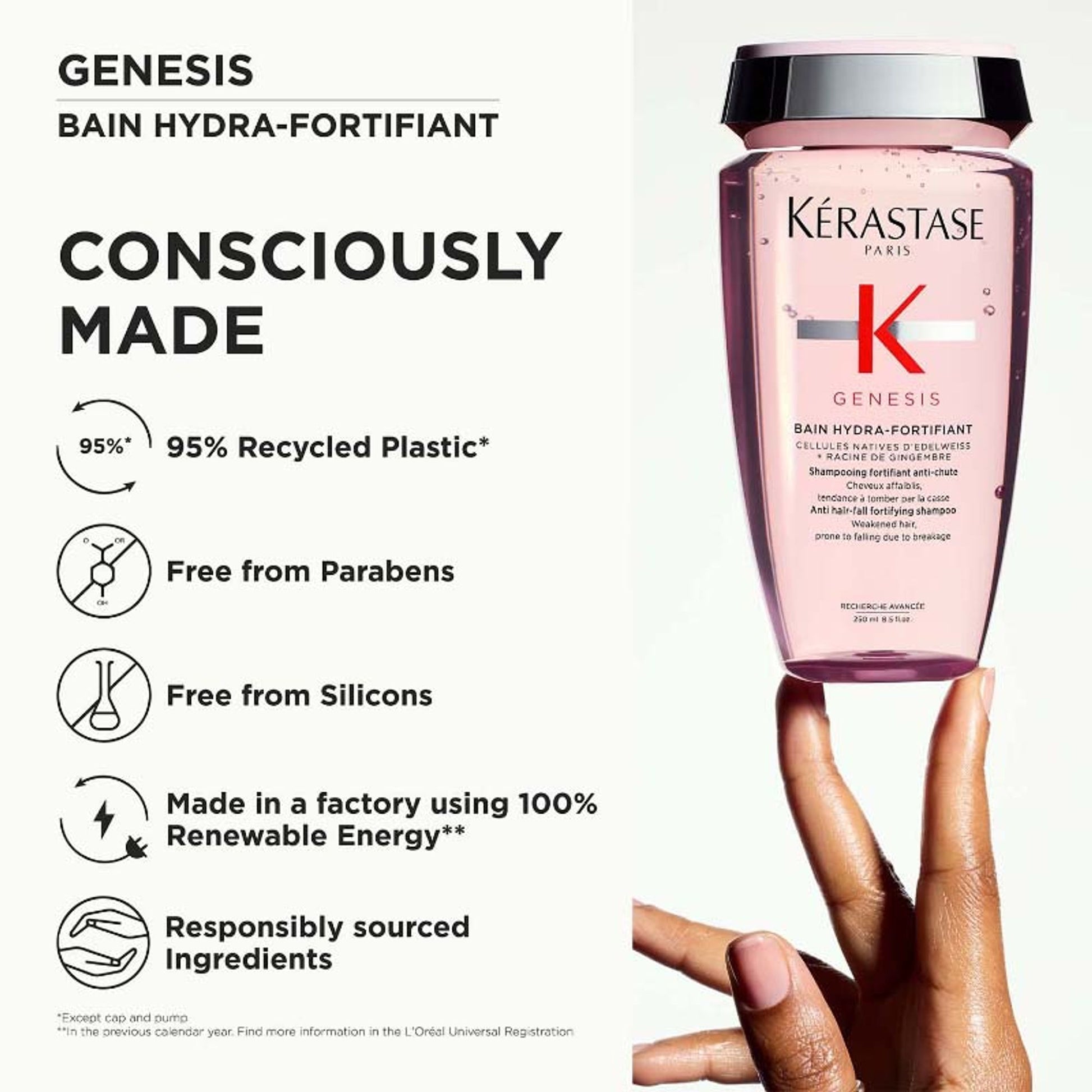 Kerastase Genesis Hydra-Fortifiant Anti-Hair Fall Shampoo For Normal To Oily Hair