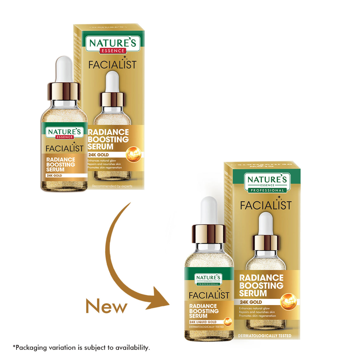 Nature's Essence Radiance Boosting Serum with 24K Gold