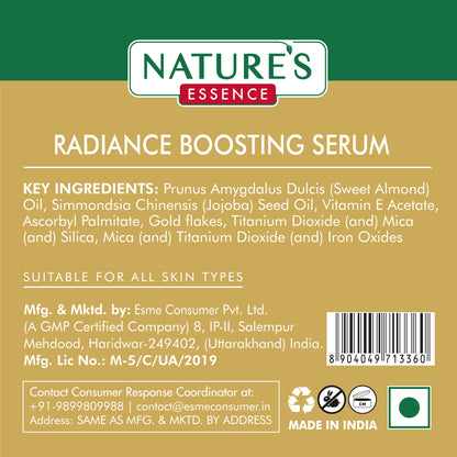 Nature's Essence Radiance Boosting Serum with 24K Gold