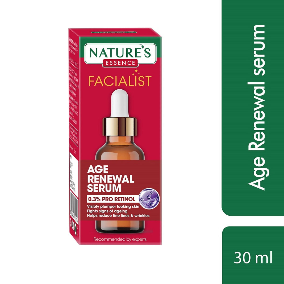 Nature's Essence Professional Facialist Age Renewal Serum with 0.3% Pro Retinol
