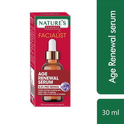 Nature's Essence Professional Facialist Age Renewal Serum with 0.3% Pro Retinol