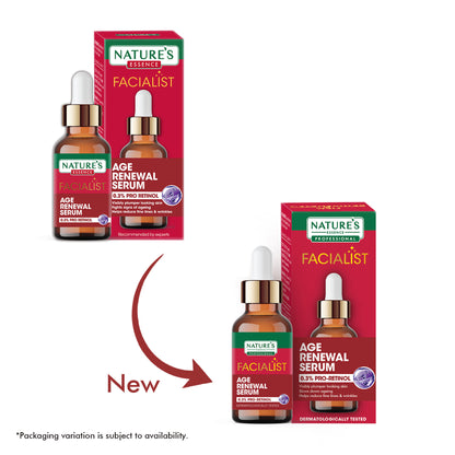 Nature's Essence Professional Facialist Age Renewal Serum with 0.3% Pro Retinol