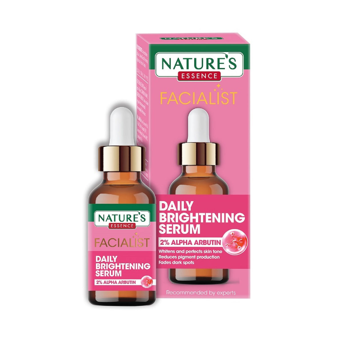 Nature's Essence Facialist Daily Brightening Serum with 2% Alpha Arbutin